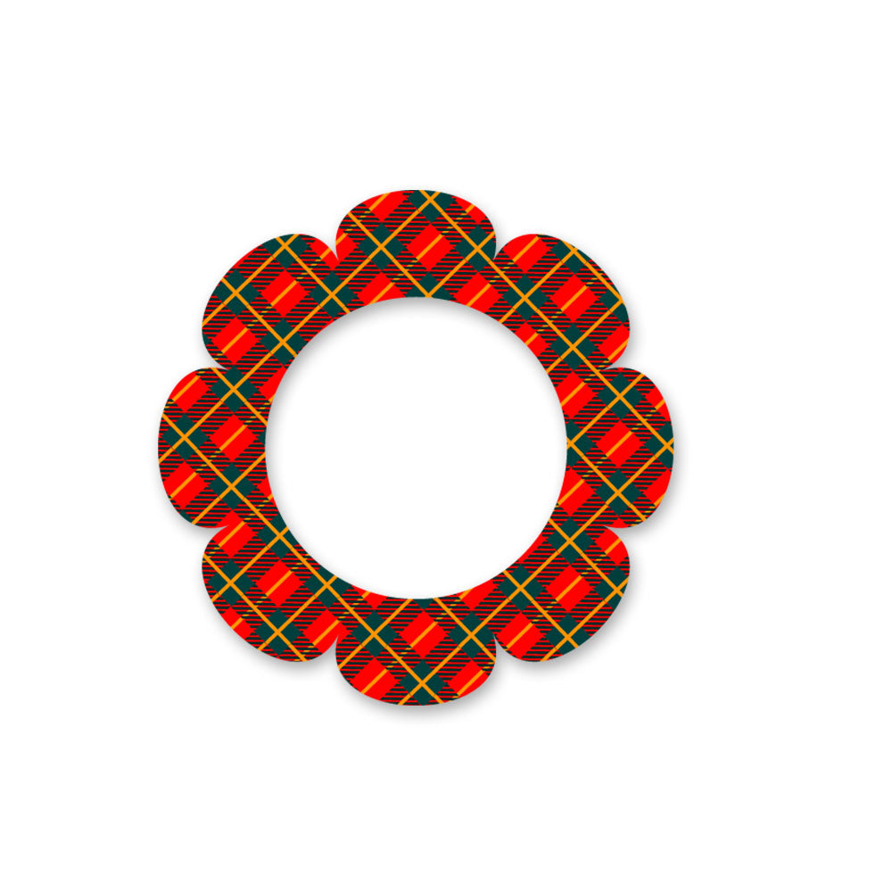 Festive Plaid Petal Swapper - Classic Finish - Topperswap