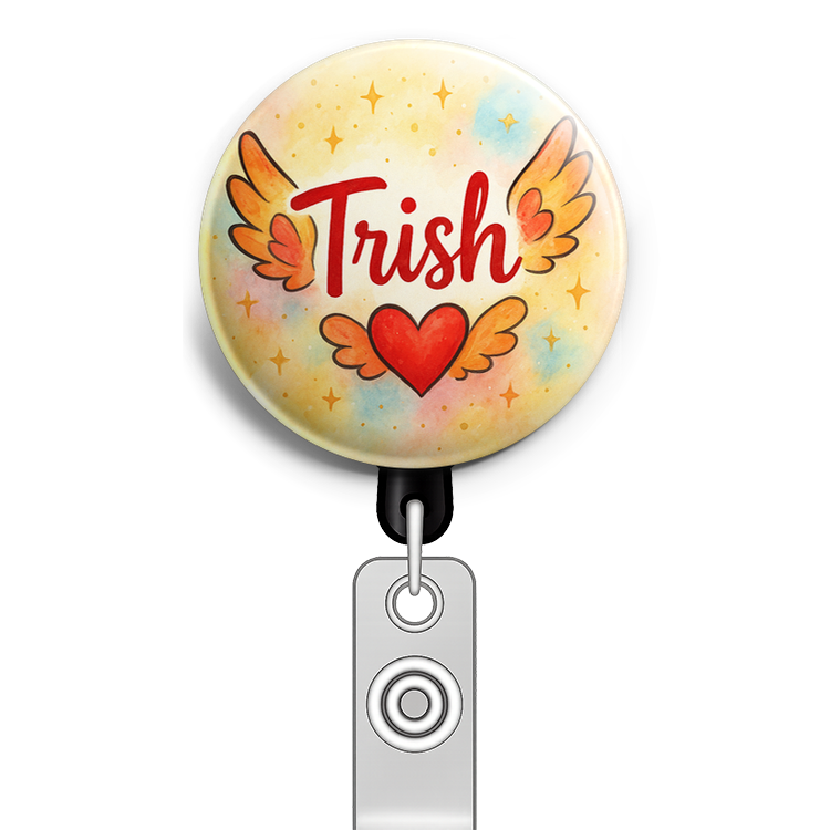 Custom Design – A personalized design prominently featuring the name "Trish"… - Topper