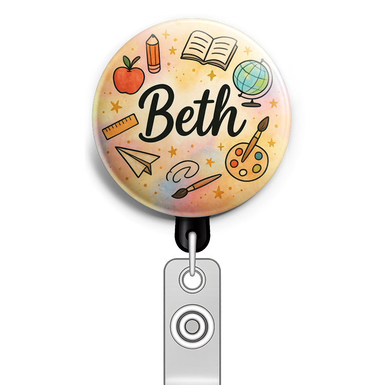Custom Design – A personalized design prominently featuring the name "Beth"… - Topper
