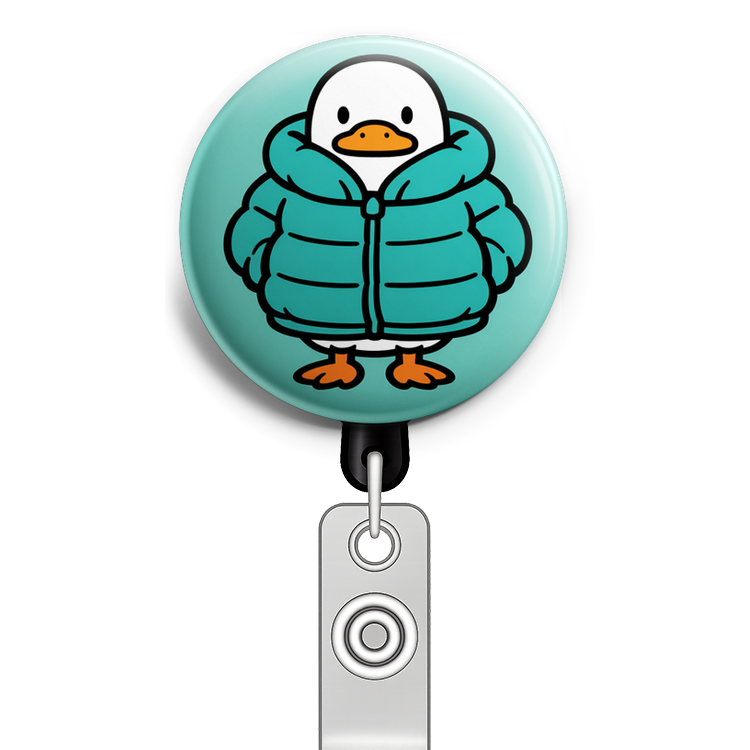 Custom Design – Create a circular digital illustration of a duck standing up… - - Topperswap