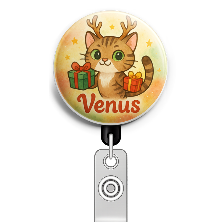 Custom Design – Venus wearing antler horns and delivering presents - Topper