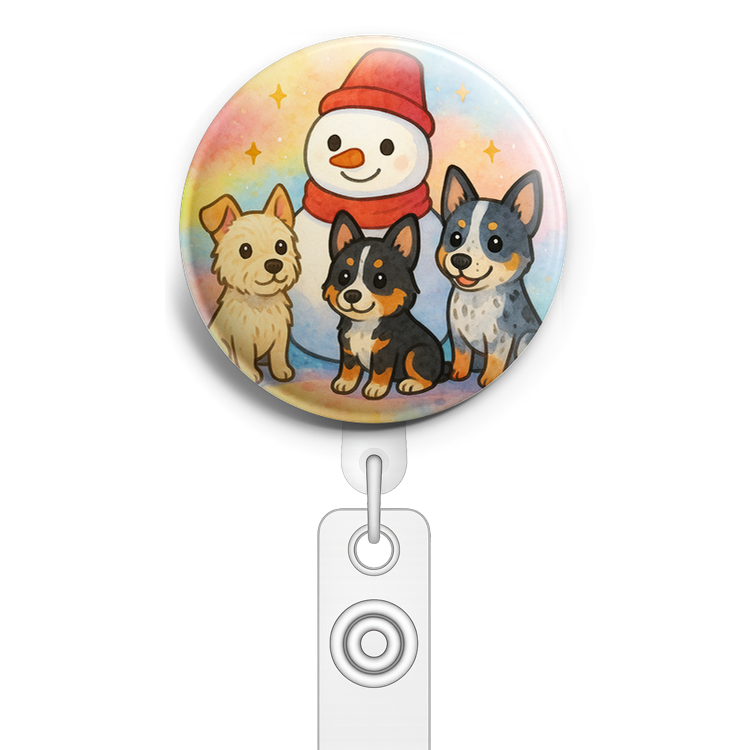 Custom Design – My pet and a snowman - Topper