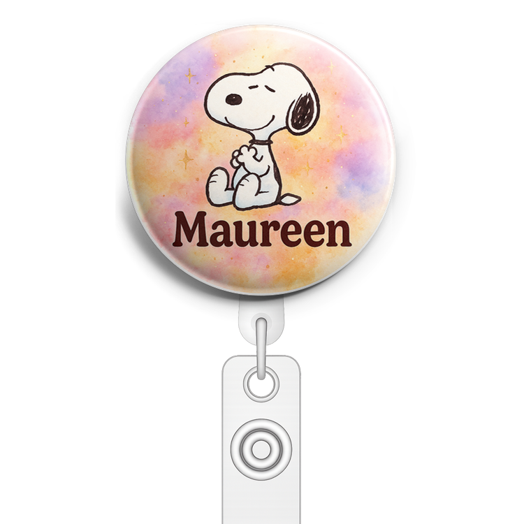 Custom Design – Snoopy
 Include the exact name "Maureen" prominently in the… - Topper