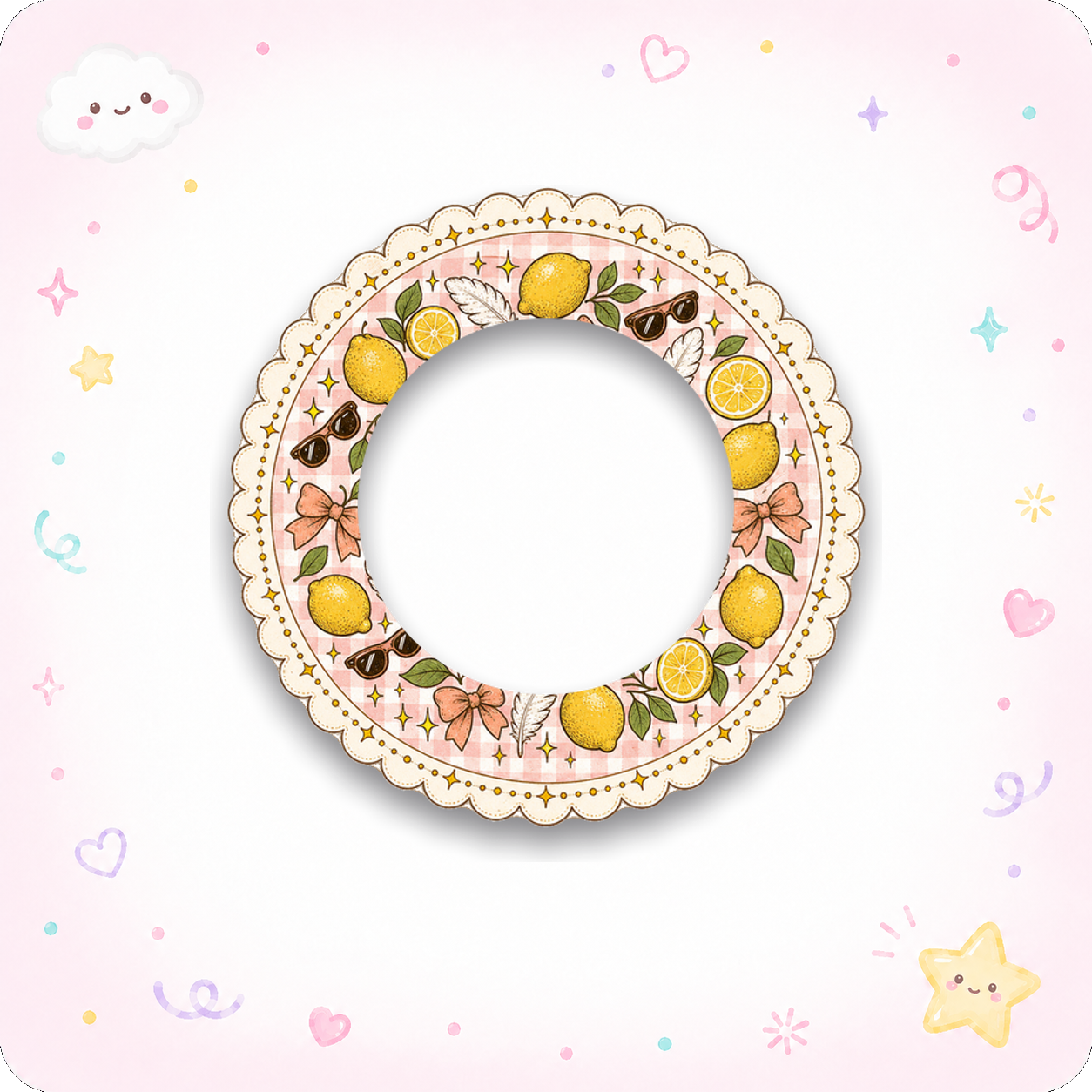 Matching Frame — Easy Peasy Lemon Squeezy Goose - - Topperswap