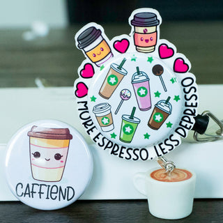 More Espresso Less Depresso Swapfinity Swapper Frame