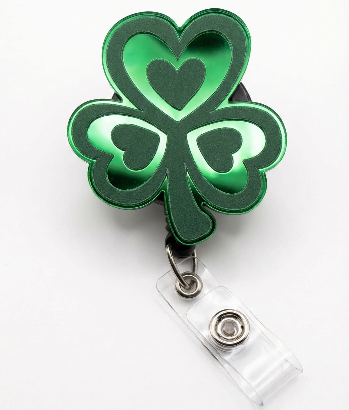 Lucky Charm Legend Pop Topper Swapfinity Retractable ID Badge Reel - - Topperswap