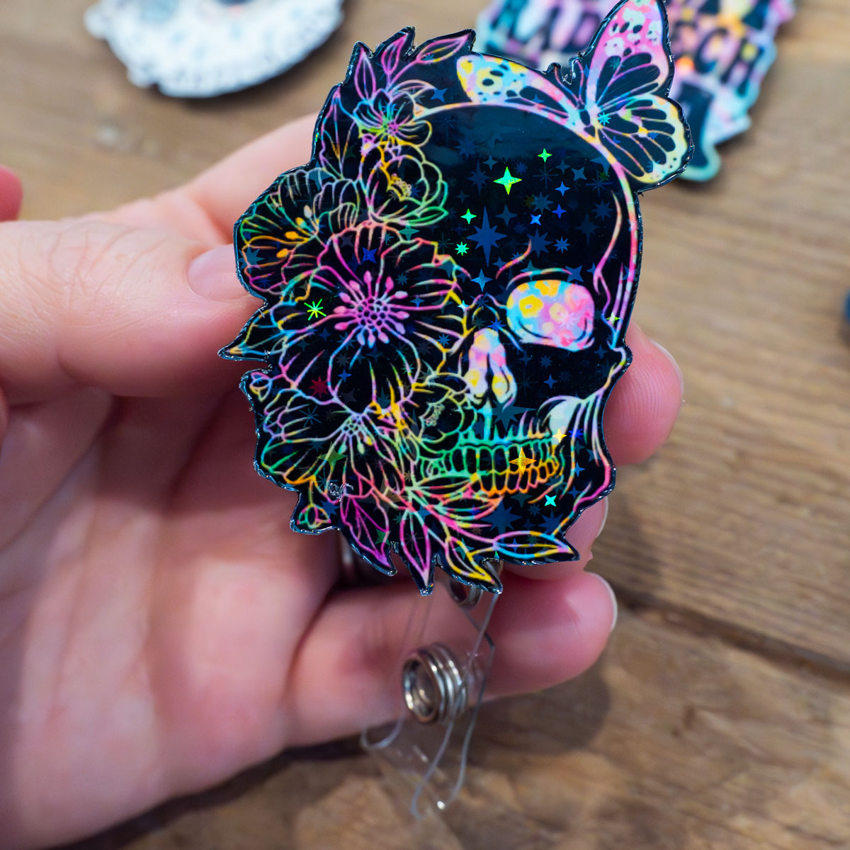 Floral Skull X-Ray Radiologist Pop Topper -  - Topperswap