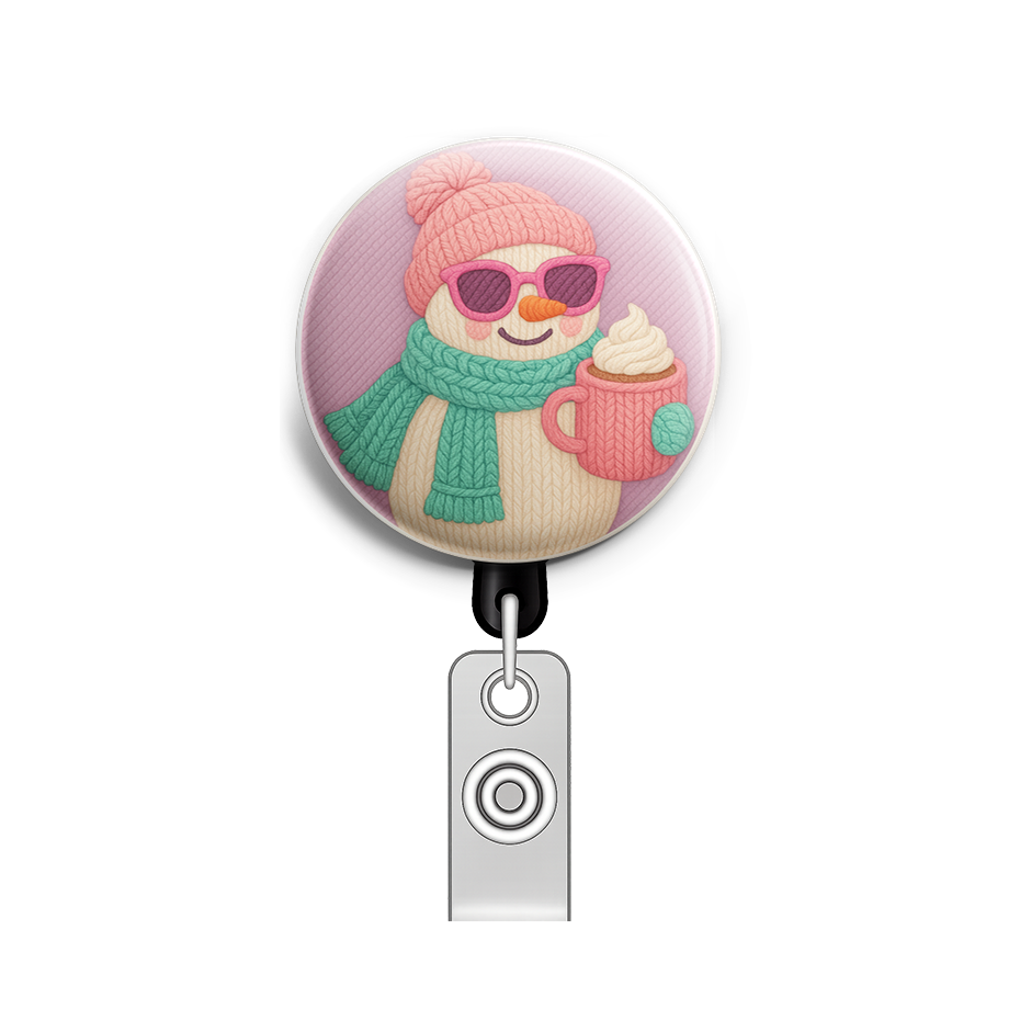 Custom Design – A cozy girl glam snowman (girl) with cute hat, scarf, and su… - - Topperswap