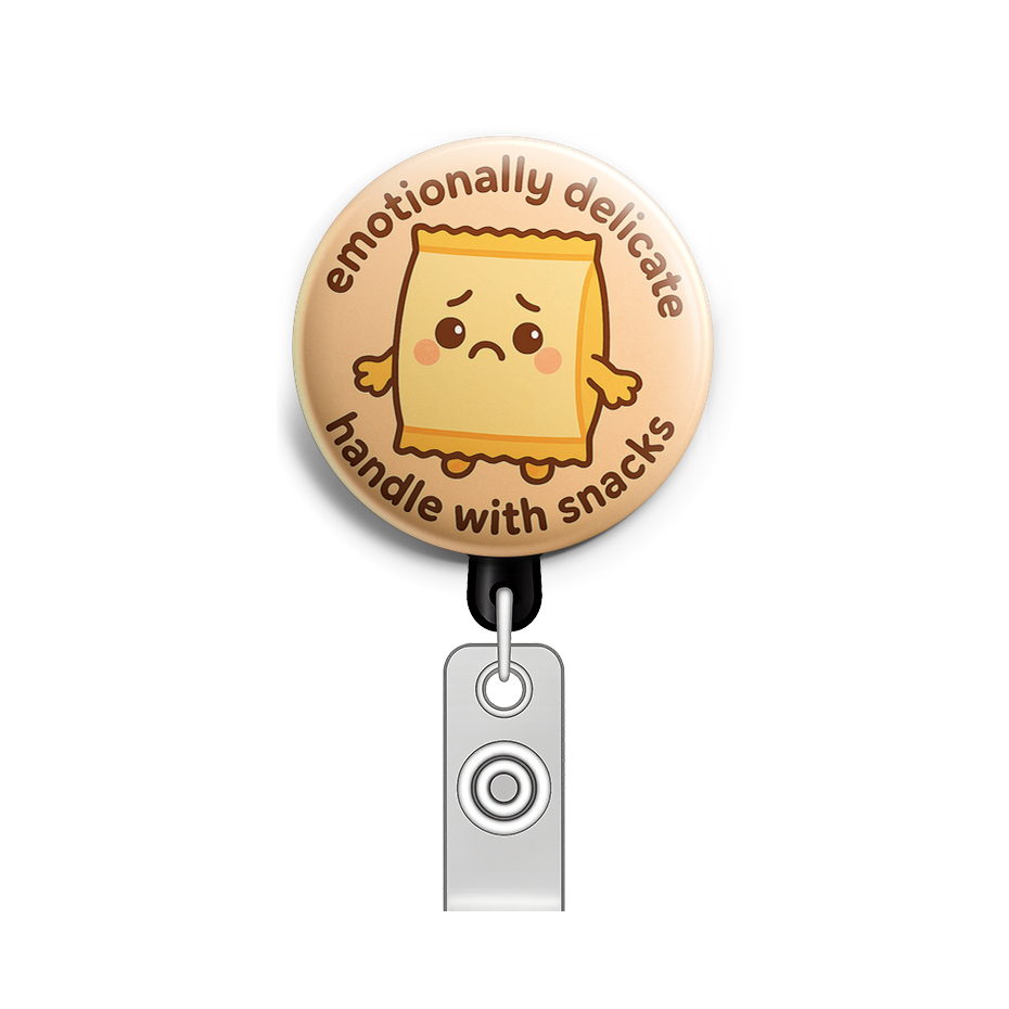 Custom Design – A snack bag with a sad character and text: “emotionally deli… - - Topperswap