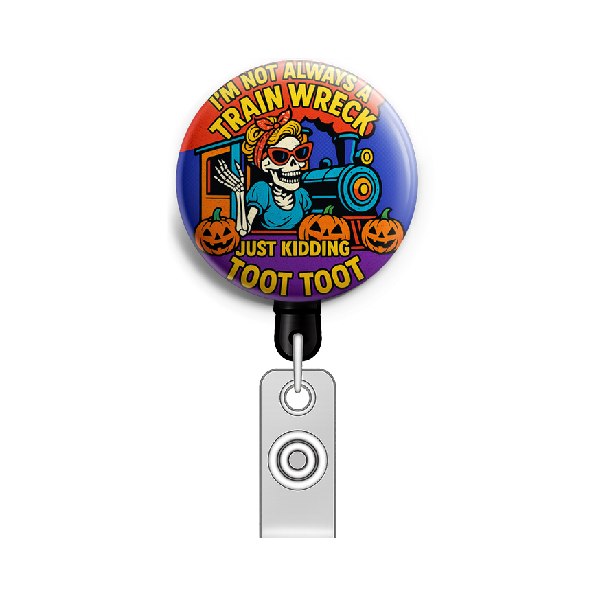 Custom Design – Glammed up Girl Skeleton with Sunglasses handing out of a tr… - - Topperswap