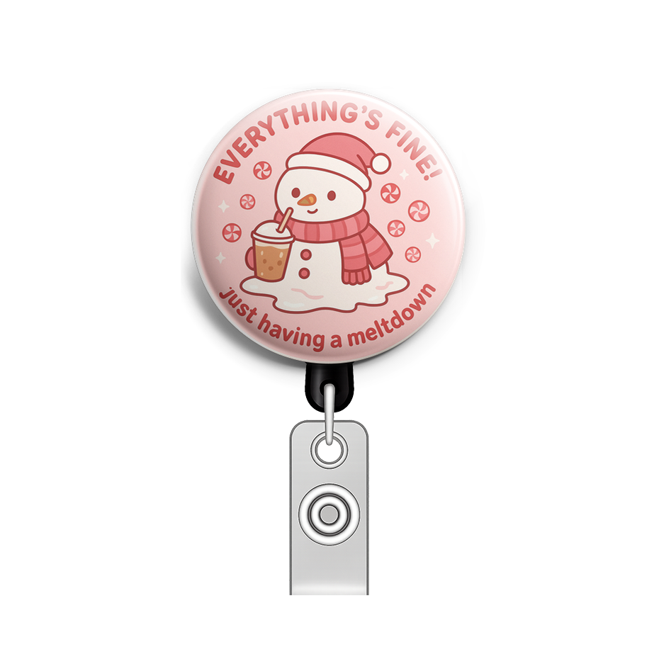 Custom Design – Melting Snowman fully decked out in cozy Christmas attire ho… - - Topperswap