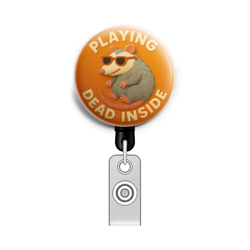 Custom Design – Opossum with sunglasses saying 'Playing Dead Inside' - - Topperswap