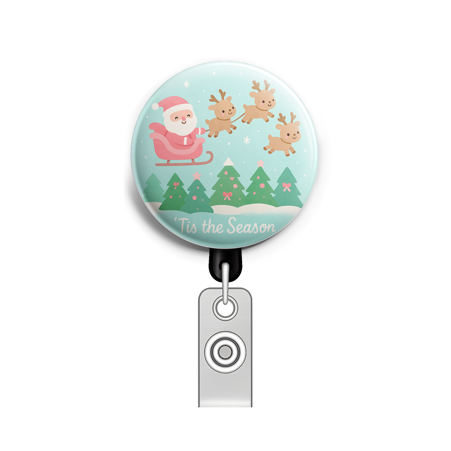 Custom Design – A cute minimalist Christmas illustration showing Santa in a… - - Topperswap