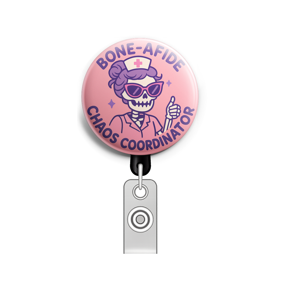 Custom Design – Stylish skeleton with messy bun, nurse hat, and sunglasses s… - - Topperswap