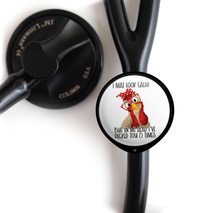 Sassy Chicken Stethoscope ID Tag -  - Topperswap