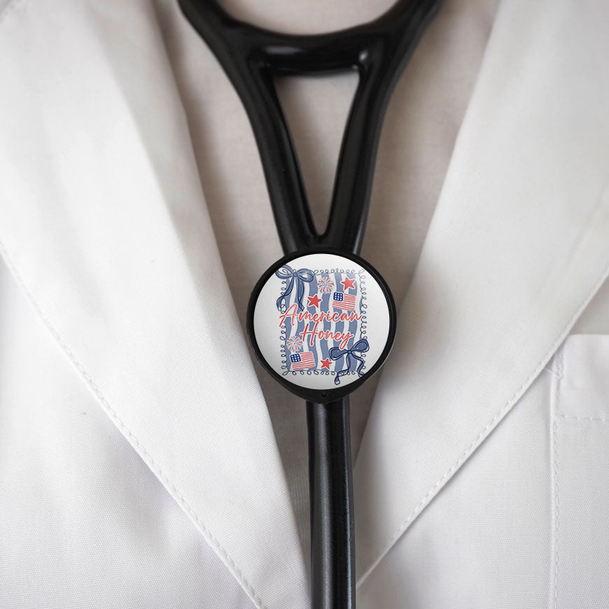 American Honey Stethoscope Tag - - Topperswap