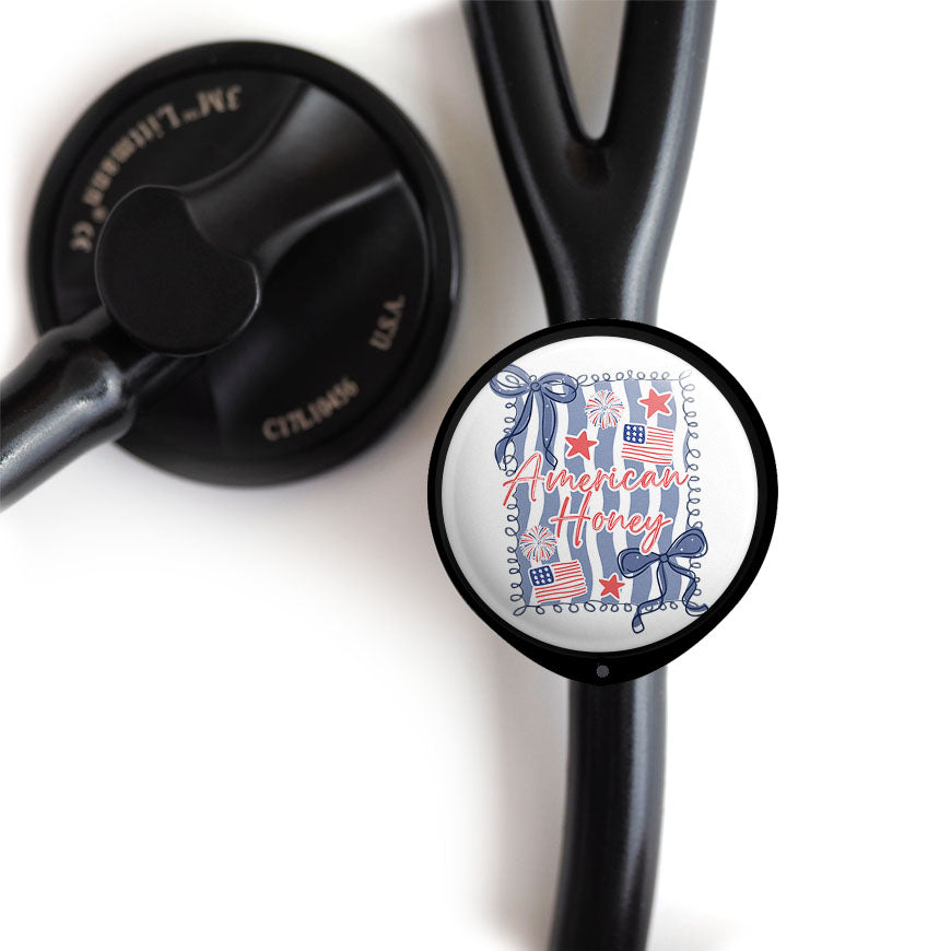 American Honey Stethoscope Tag - - Topperswap