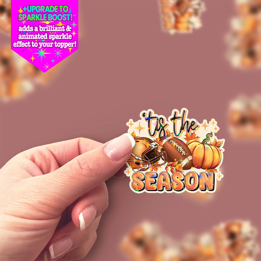 Game Day Pumpkin Sticker - Make it Sparkle - Topperswap