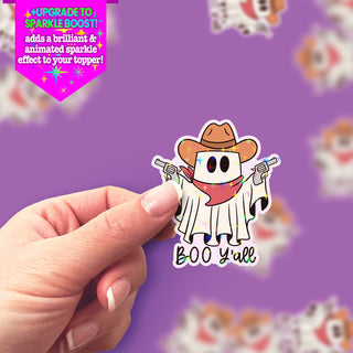 Boo Y'all Cowboy Sticker