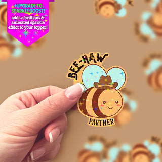 Bee-Haw Partner Sticker