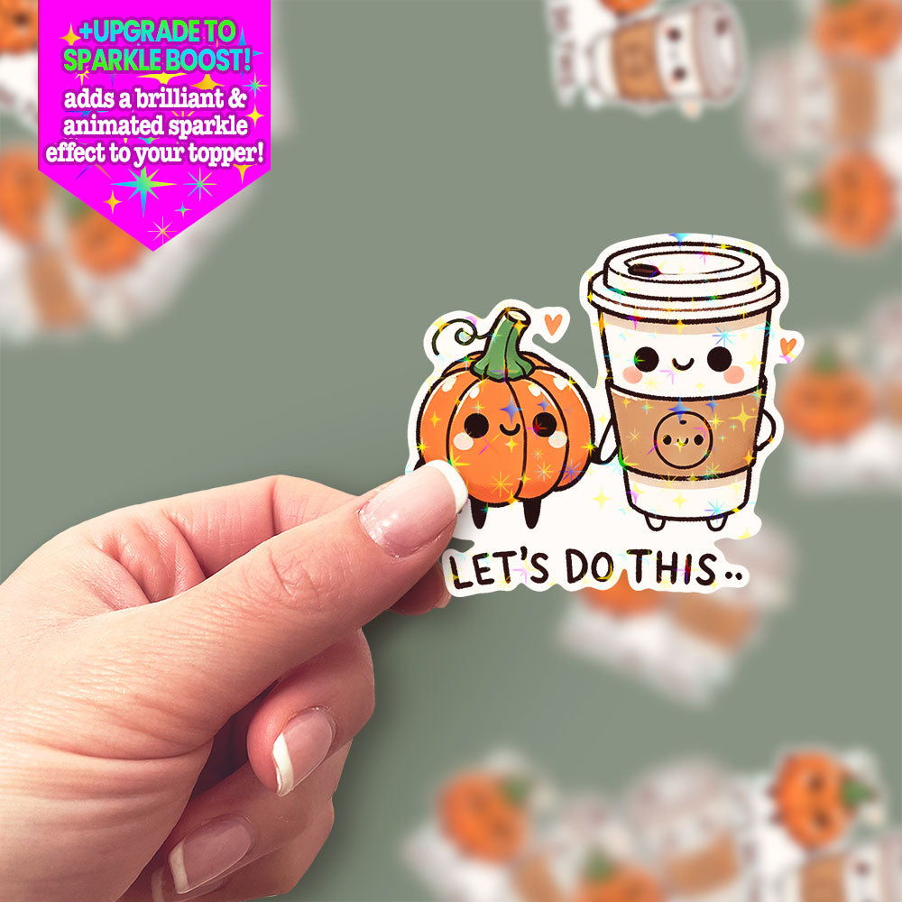 Fall Duo Sticker - Make it Sparkle - Topperswap