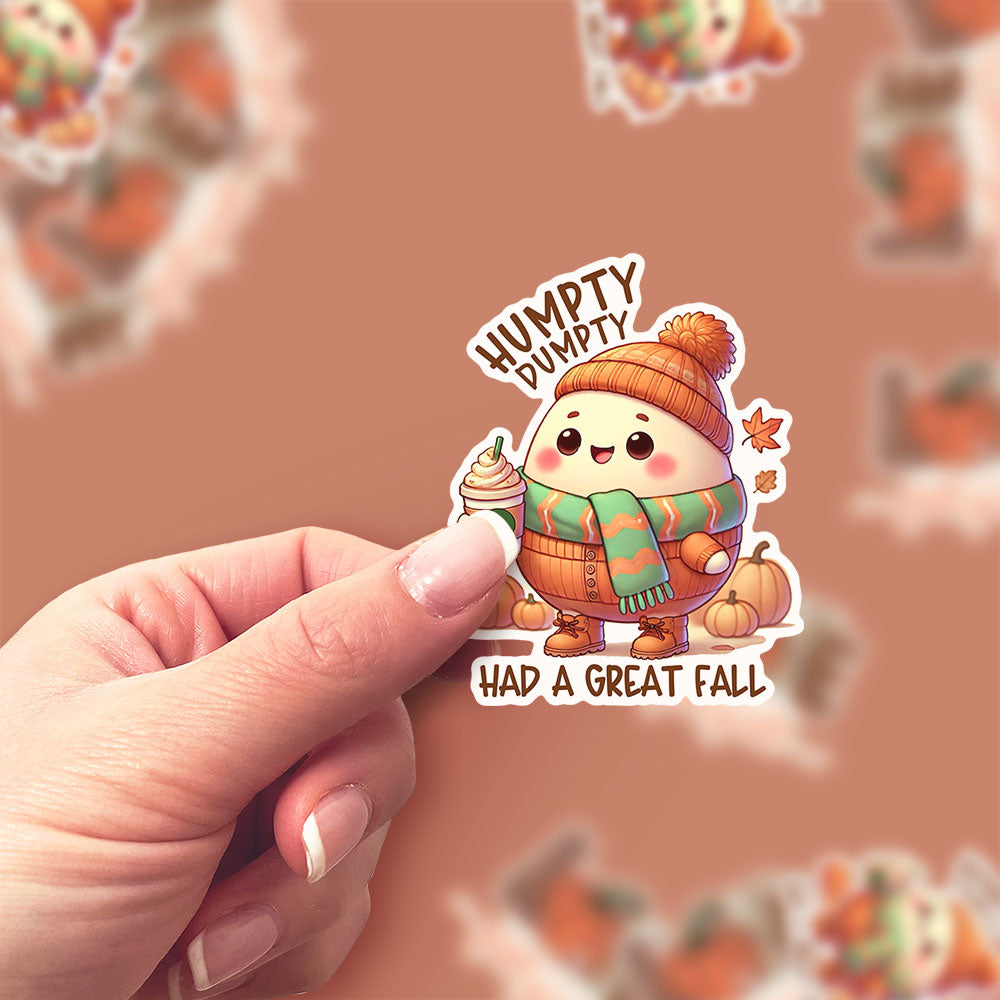 Humpty's Great Fall Sticker - Classic Shine - Topperswap