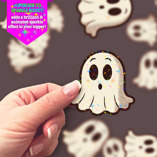 Scaredy Ghost Sticker