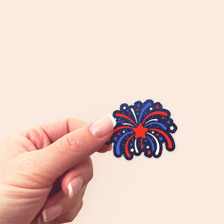 4th of July Fireworks Frenzy Sticker