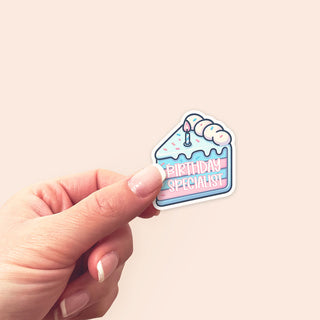 Birthday Specialist Sticker