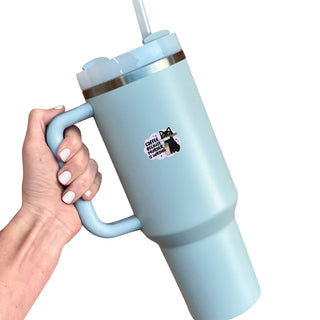 Coffee Because Sticker