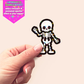 Cute X-Ray Skeleton Sticker