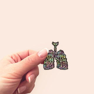 Lungs Anatomy Sticker