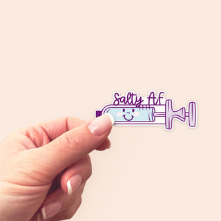 Salty Syringe Sticker