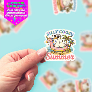 Silly Goose Summer Sticker