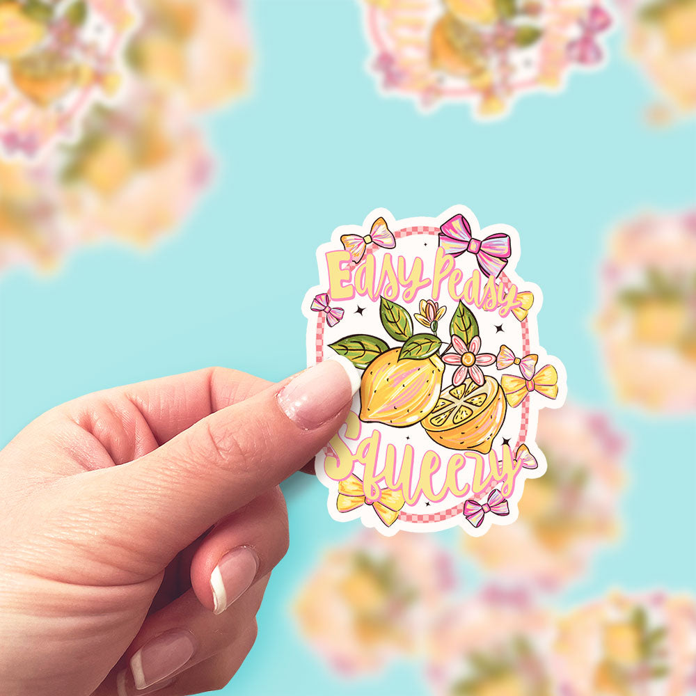Easy Peasy Squeezy Sticker - Classic Shine - Topperswap