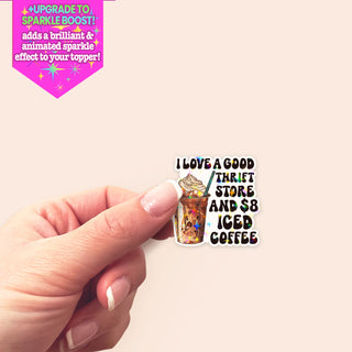 Thrift Store Coffee Sticker