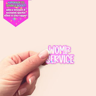 Womb Service Badge Sticker