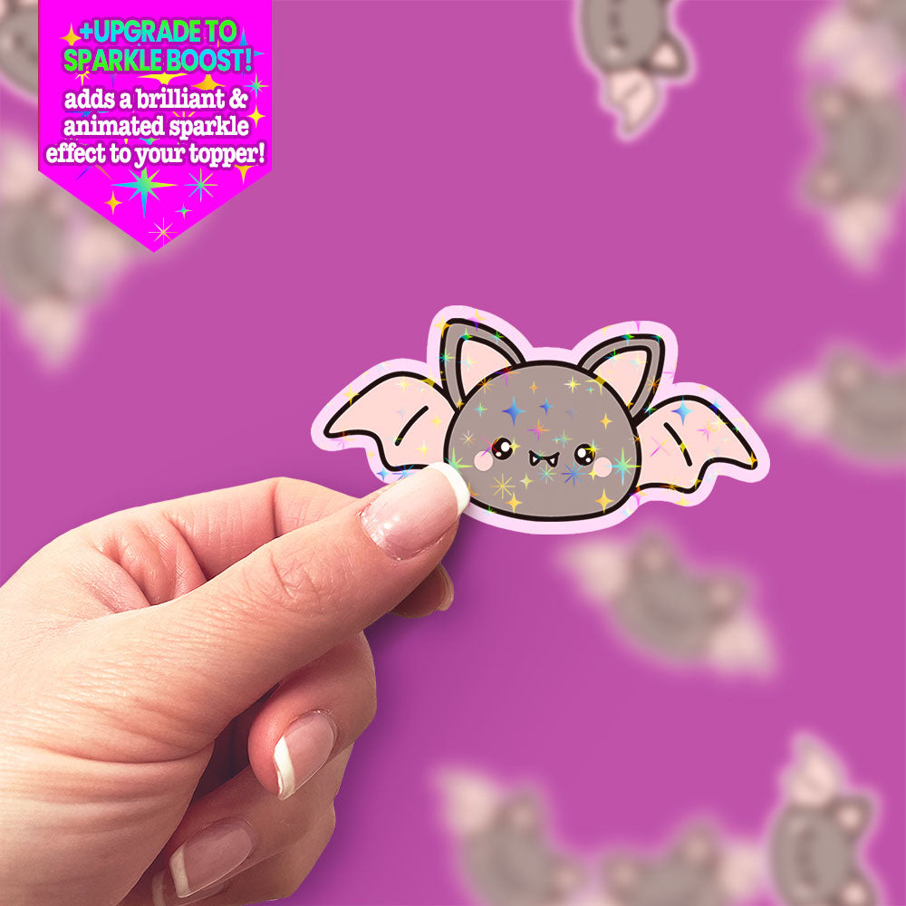 Sweet Lil Bat Sticker - Make it Sparkle - Topperswap