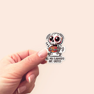 Flabber Gasted Sticker