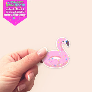 Flamazing Flamingo Sticker