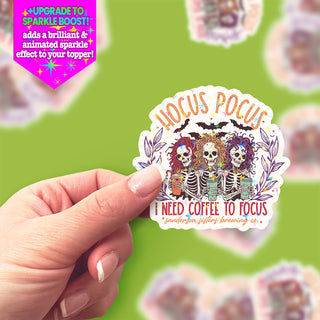 Three Coffee Sisters Sticker