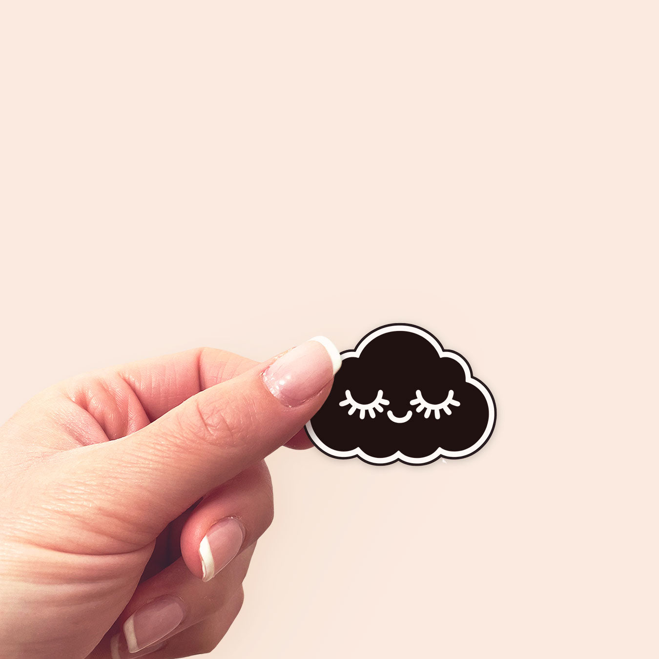 Black Cloud Sticker - Sticker - Topperswap
