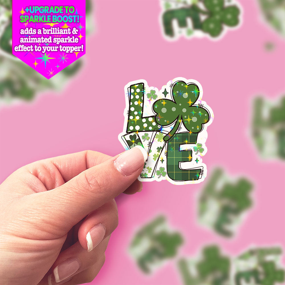 Lucky Love Sticker - Make it Sparkle - Topperswap