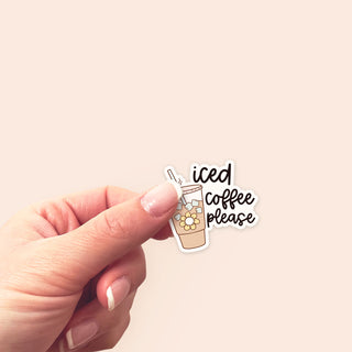 Iced Coffee Please Sticker