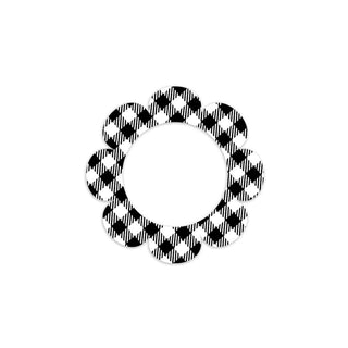 Black Checkered Plaid Swapfinity Swapper Frame