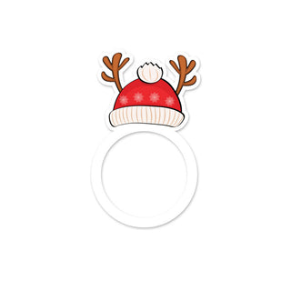 Beanie-Capped Reindeer Antler Swapper
