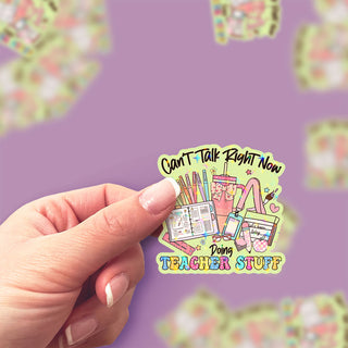 Teacher Stuff Sticker