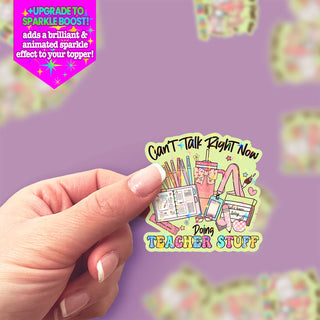 Teacher Stuff Sticker