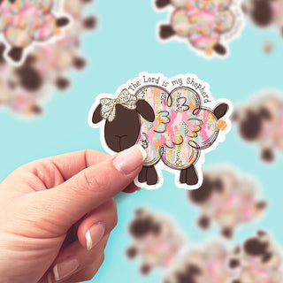 Psalm 23:1 Sheep Sticker