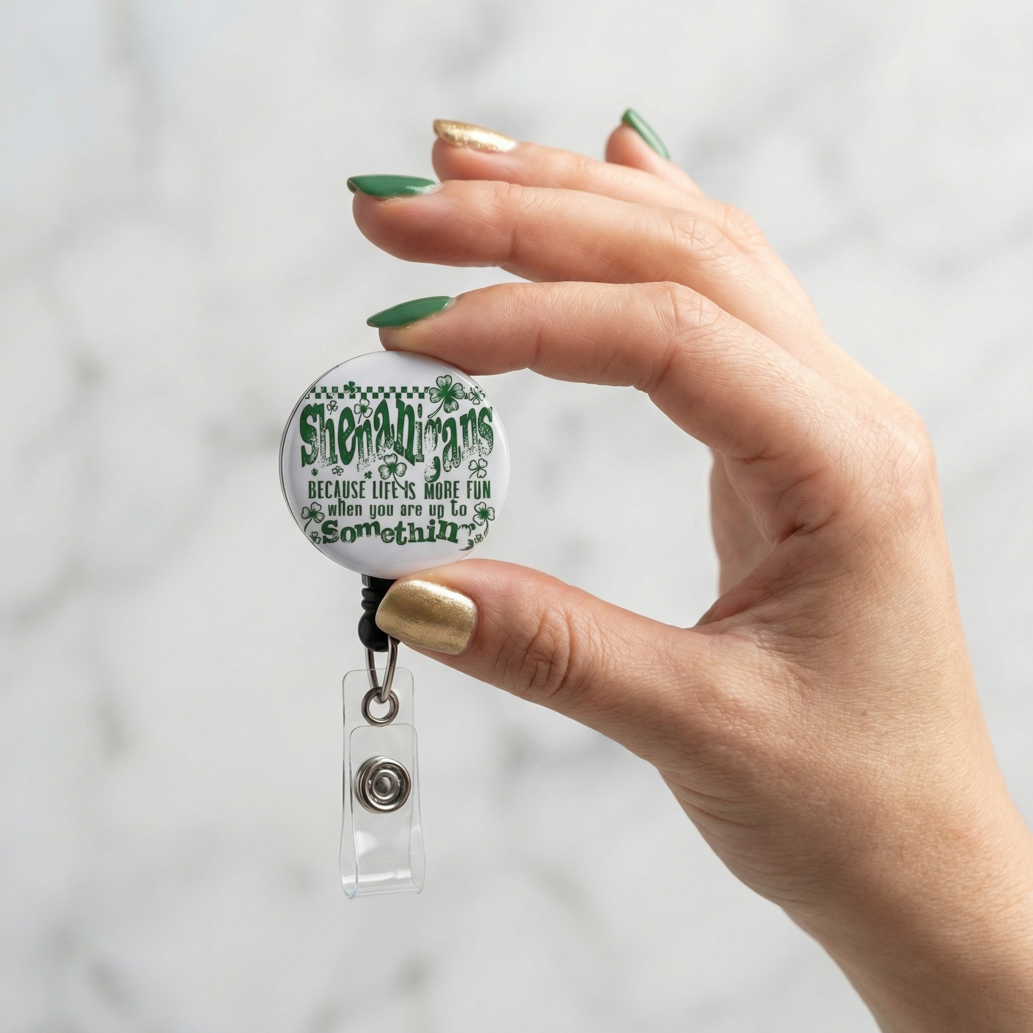 Mischief Maven Swapfinity Retractable ID Badge Reel - - Topperswap